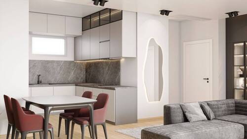 Wohnbeispiel Küche - Etagenwohnung mit 42,60 m&sup2; in Volkach zum Kaufen