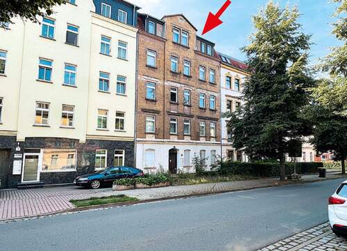 Blick auf das Objekt - Mehrfamilienhaus mit Nebengebäude in Zeitz