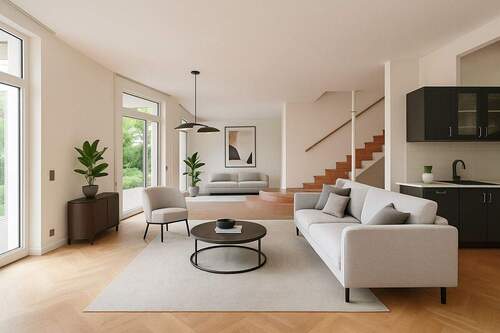 Visualisierung Esszimmer - 7 Zimmer Mehrfamilienhaus, Wohnhaus zum Kaufen in Ettenheim