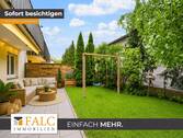 Garten - Familienfreundlich, gepflegt, sofort wohnlich - Doppelhaushälfte mit Gartenidylle in Ottobrunn