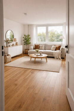 Wohnzimmer - 4 Zimmer Etagenwohnung zum Kaufen in München