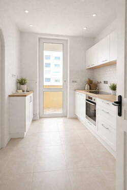 Küche - 4 Zimmer Etagenwohnung in München