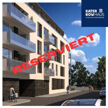 Objektvisualisierung reserviert - Das Katerbowhaus - Leben auf dem Werder! Exklusives Neubauprojekt an der Alten Elbe in Magdeburg.