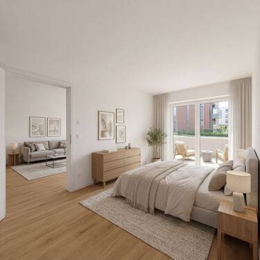 Schlafzimmer / KI-Staging
- 