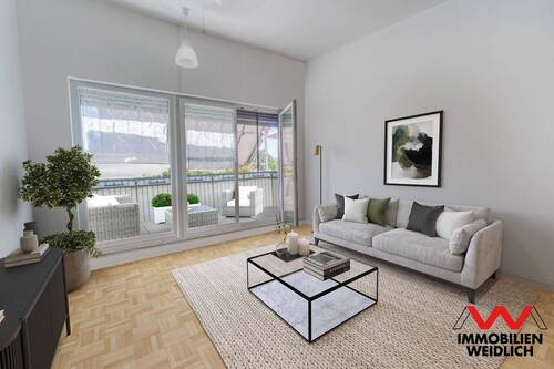 Wohnbereich Einrichtungsvorschlag - 2 Zimmer Etagenwohnung in Kirchseeon