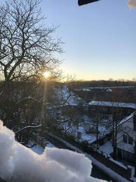 Balkon im Winter Rtg Süd-Osten - 1 Zimmer Etagenwohnung in Dortmund