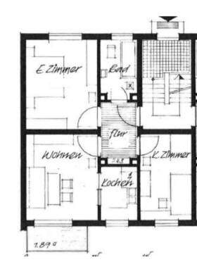 Bild 1 - 2 Zimmer Etagenwohnung zur Miete in Vöhringen
