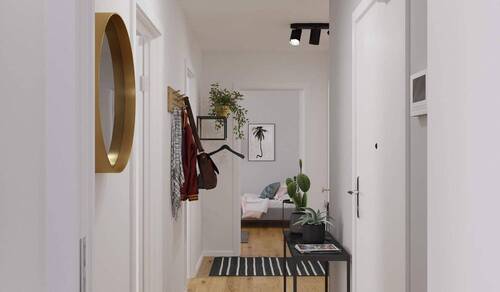 Heller und freundlicher Eingangsbereich - 4 Zimmer Terrassenwohnung zum Kaufen in Schönefeld