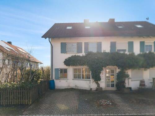 Nordansicht - 5 Zimmer Doppelhaushälfte in Geltendorf