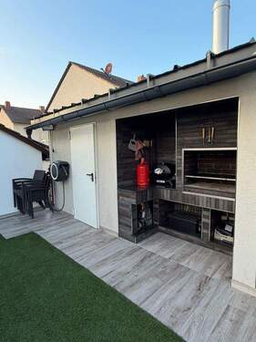 Grillplatz im Garten - 