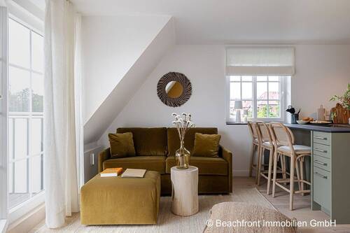 Wohnzimmer OG - 1 Zimmer Etagenwohnung zum Kaufen in Sylt