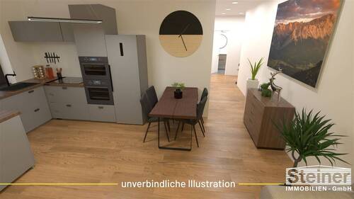 Beispiel Wohnen/Küche - 