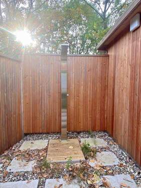 Aussendusche Sauna - 