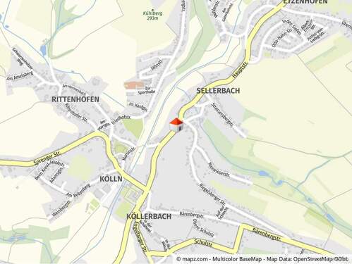 Geolyzer Kartenausschnitt - 