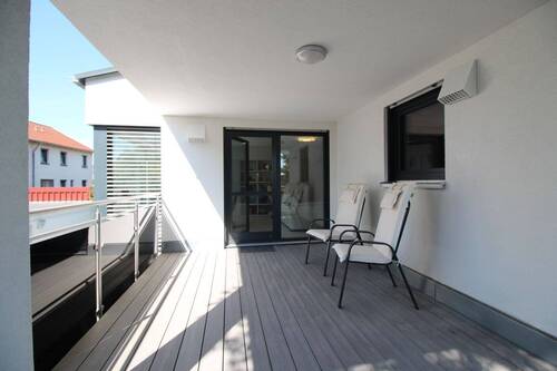 Balkon - 5 Zimmer Etagenwohnung in Leingarten