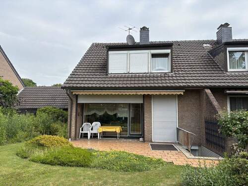 Gartenansicht - 4 Zimmer Doppelhaushälfte in Krefeld