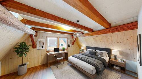 Einrichtungsbeispiel Schlafzimmer 2 DG - 