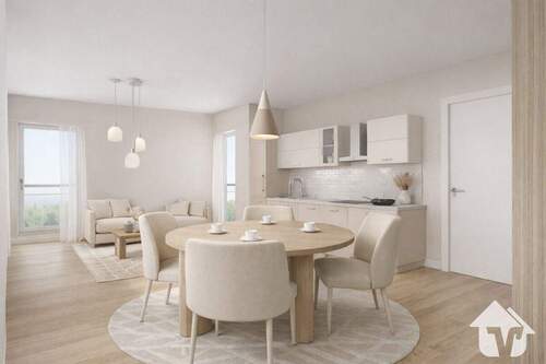 Wohnraum - 2 Zimmer Etagenwohnung zum Kaufen in Papenburg / Aschendorf (Ems)