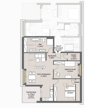 Bild 2 - Etagenwohnung mit 82,20 m&sup2; in Grafing bei München zum Kaufen