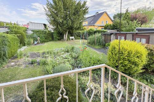 Ausblick Hinterausgang-Garten - 