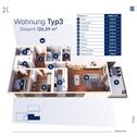Wohnung Typ3, EG-3.OG, WE 03, 06, 11, 16 - 