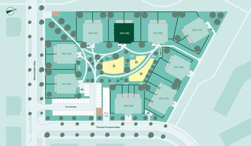 Lage der Eigentumswohnung im Quartier - 