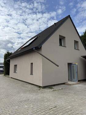 Haus Rückseite / Eingang - Büro in Wandlitz
