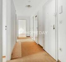 Renovierungsbedürftige 3-Zimmer-Wohnung mit zwei Loggien und optionalem Tiefgaragenstellplatz - Nürnberg Langwasser