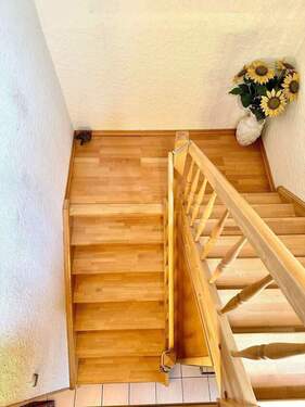 Die erneuerte Treppe zum DG - 