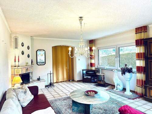 Der Wohnraum mit Kaminofen - 