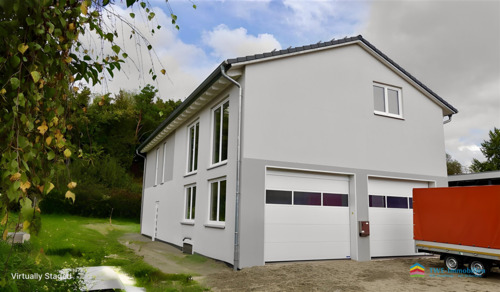 Südwest -Ansicht - virtually staged - Büro in Radolfzell am Bodensee zum Kaufen