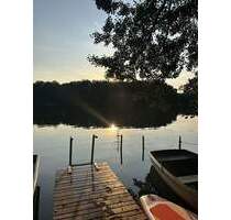 Haus am Bötzsee bei Berlin (Bauland §34 BauGB) mit privatem Bootsliegeplatz & Steg Seegrundstück - Eggersdorf