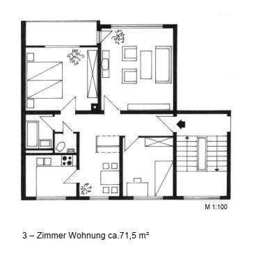 Albertstraße 4 3 ZKB links - 
