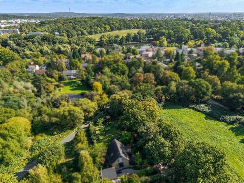 Drohnenaufnahme - Traumgrundstück in historischer Umgebung zwischen Sanssouci und Bornstedter See