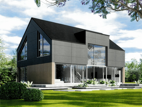 Rendering nach Bebauungsplan - 