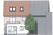 Ansicht Nord-Ost - 5 Zimmer Mehrfamilienhaus, Wohnhaus zum Kaufen in Kaufungen