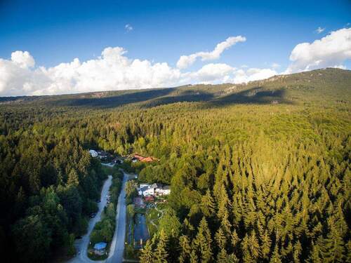 Ansicht v. oben - Traumhaftes Anwesen im Zwieseler Waldhaus - großzügig, ruhig & mitten in der Natur