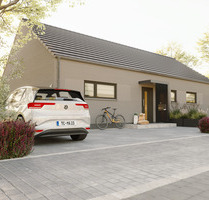 Moderner Bungalow mit überdachter Terrasse. - Rödinghausen Schwenningdorf