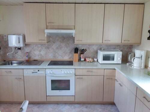 Blick in die Küche - 