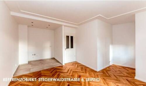 Wohnküche - Referenz - ++ Erstbezug nach Sanierung ++ 3-Raum-Traum mit Balkon, Wohnküche, Parkettfußboden, hochwertiges Wannenbad, Abstellkammer im Flur