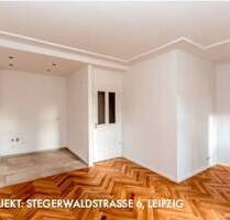 ++ Erstbezug nach Sanierung ++ 3-Raum-Traum mit Balkon, Wohnküche, Parkettfußboden, hochwertiges Wannenbad, Abstellkammer im Flur - Rochlitz