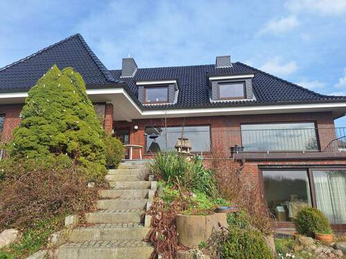 Gartenseite.jpg - Terrassenwohnung mit 126,00 m&sup2; in Neritz zur Miete