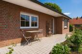 Ansicht Terrasse - Bungalow mit kleinem Grundstück