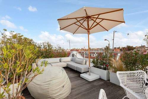 Gemütliche Aufdachterasse - 