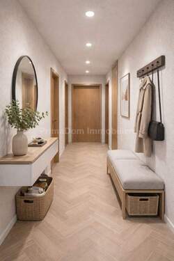 Flur- unverbindliche Visualisierung, Möblierung nu - 