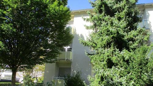 Hausansicht Balkonseite - 2 Zimmer Etagenwohnung zum Kaufen in Stuttgart