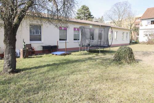 Seitenansicht Gewerbehalle - Grundstück in Nürnberg