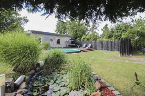 Blick in den Garten - 4 Zimmer Einfamilienhaus in Blankenfelde-Mahlow