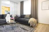 Wohnzimmer - 2 Zimmer Etagenwohnung zur Miete in Meersburg