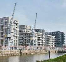 + HafenCity pur + Neubauwohnung mit Wasserblick in der Endetage + - Hamburg Hammerbrook